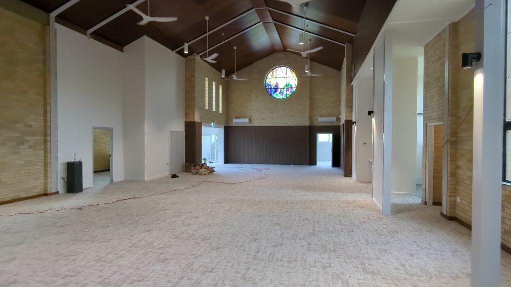 Empty Refurbished Church September 2025